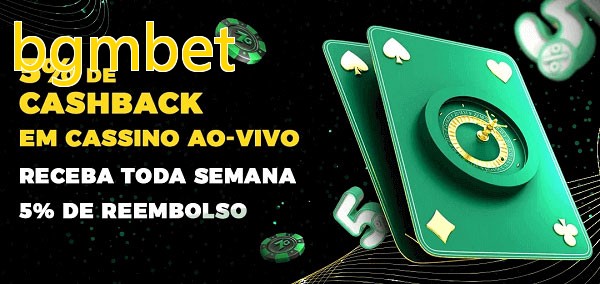 Promoções do cassino ao Vivo bgmbet